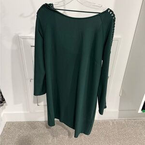 Felicity & Coco Dark Green Long Sleeve Dress